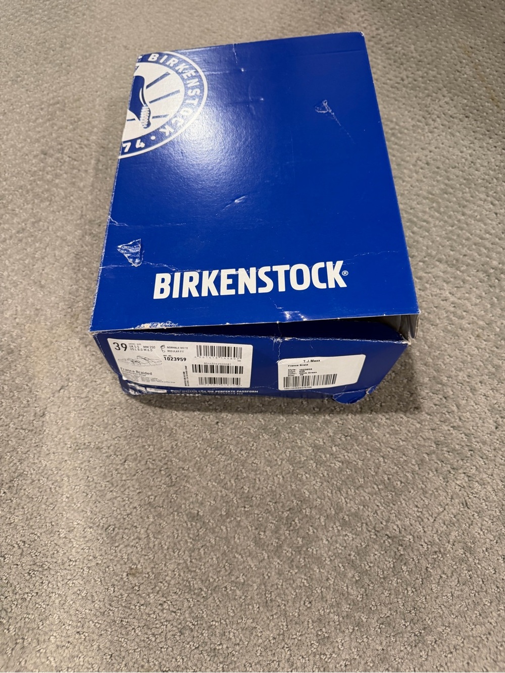 Birkenstock Women's Franca Braided Suede Strappy Sandals - Size 39 / US 8-8.5 - Picture 7 of 7